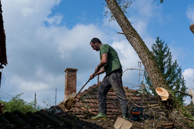 Storm Damage Roof Repair detail